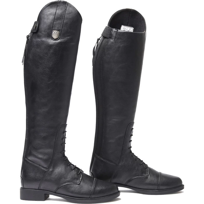 2022 Mountain Horse Junior Veganza Long Riding Boots - Black