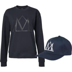 2023 Mountain Horse Womens MH Sweatshirt & FREE Team Rider Cap 4531 - Navy