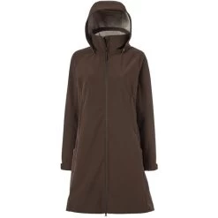 2023 Mountain Horse Womens Stella Softshell Parka Coat 33250 - Brown Colour Brown