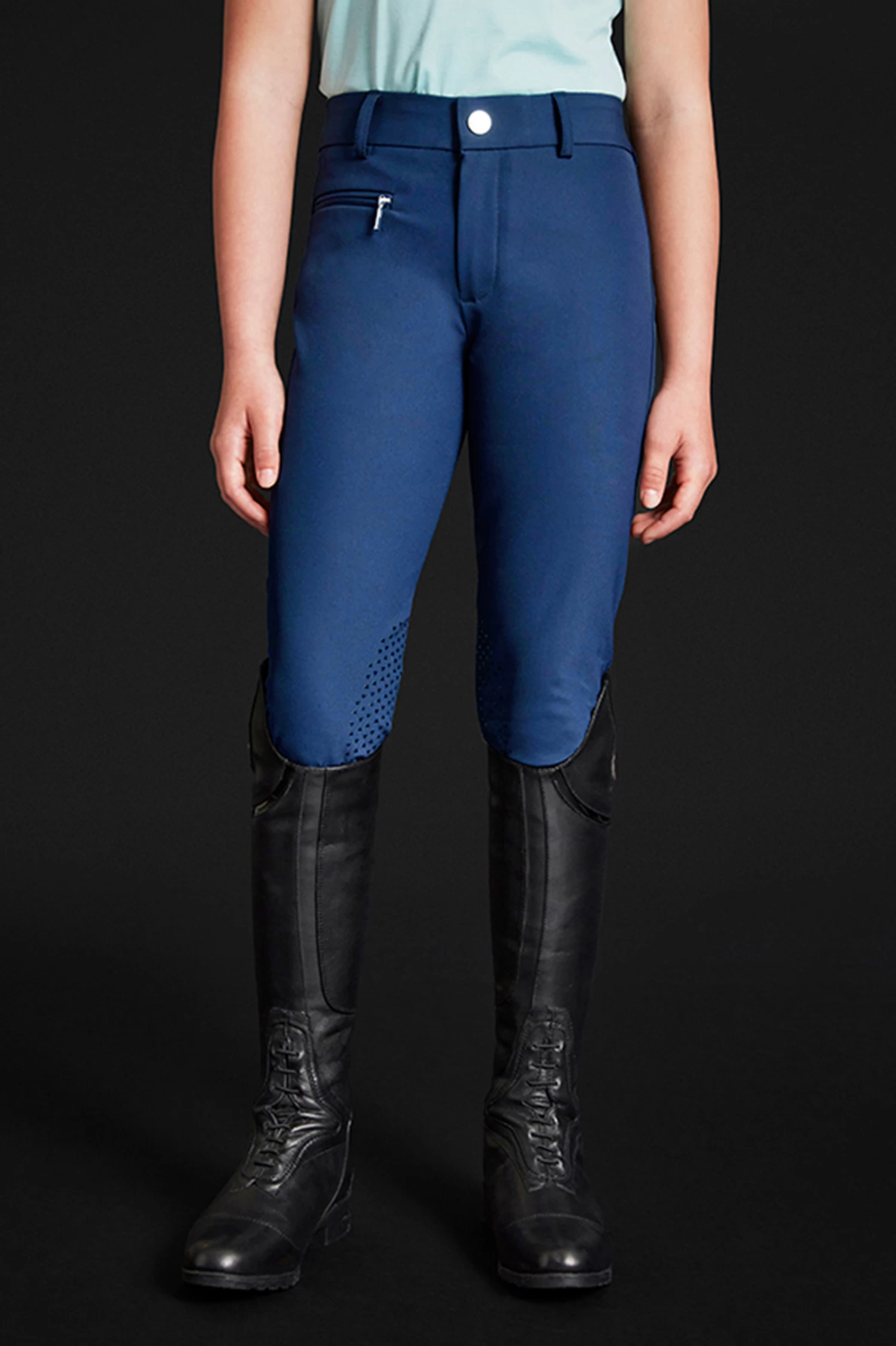 Mountain Horse Crown Kids' Knee Grip Breeches - Image 3