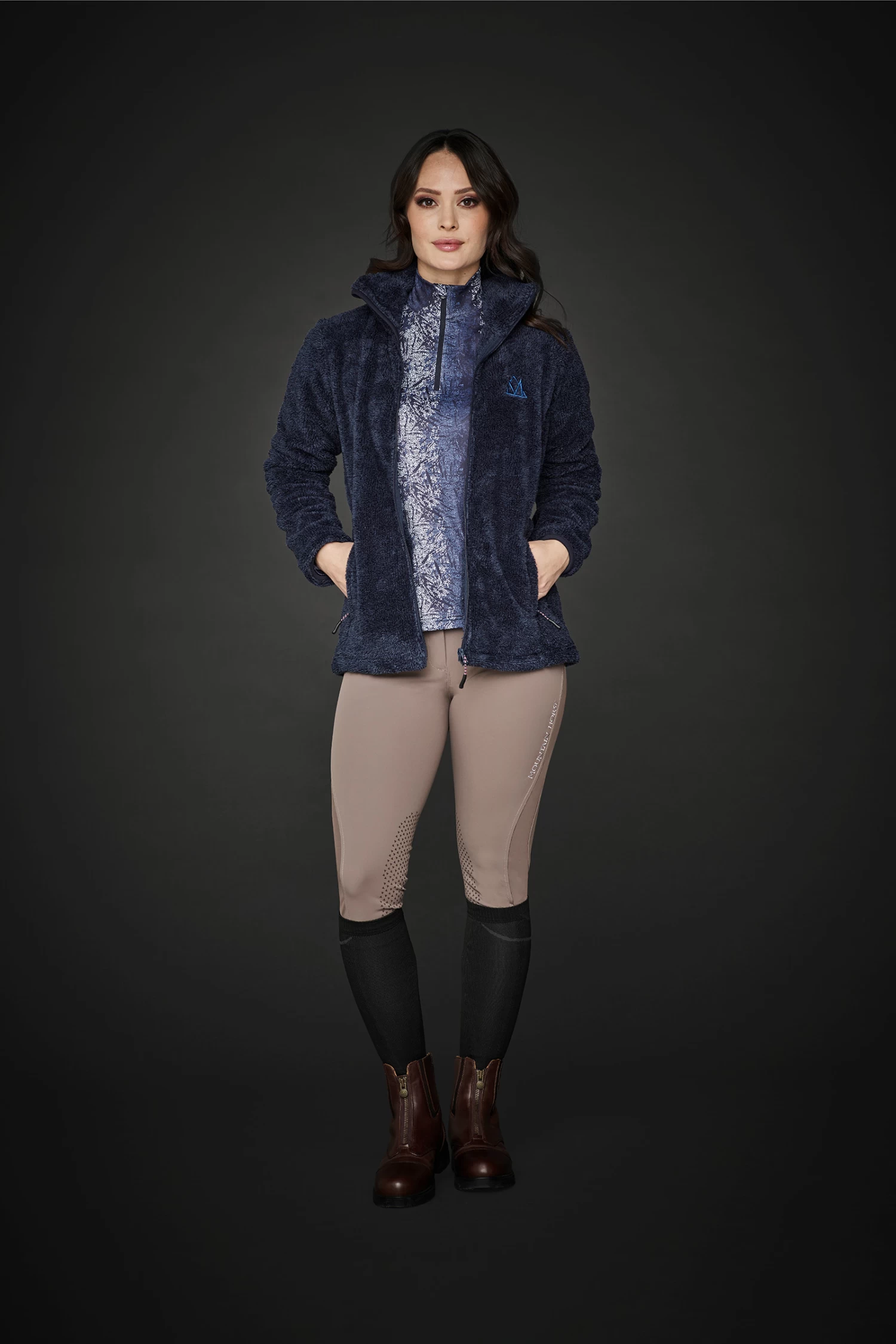 Mountain Horse Fuzzy Kids' Fleece Jacket - Image 3