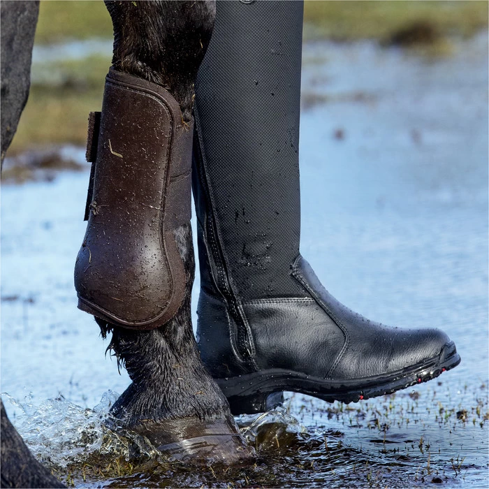 2022 Mountain Horse Womens Active Winter High Rider Boots 013580191io - Black - Image 2