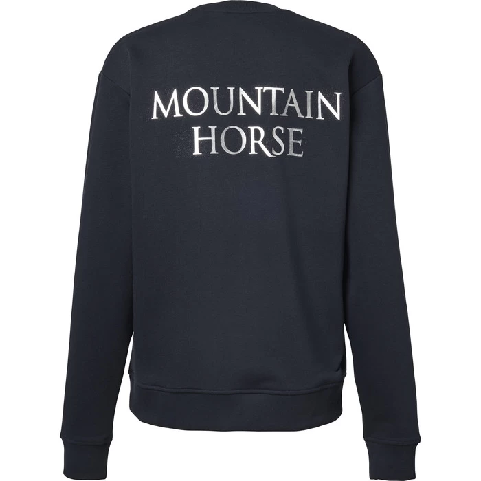 2023 Mountain Horse Womens MH Sweatshirt 4531014 - Navy Colour Navy - Image 2