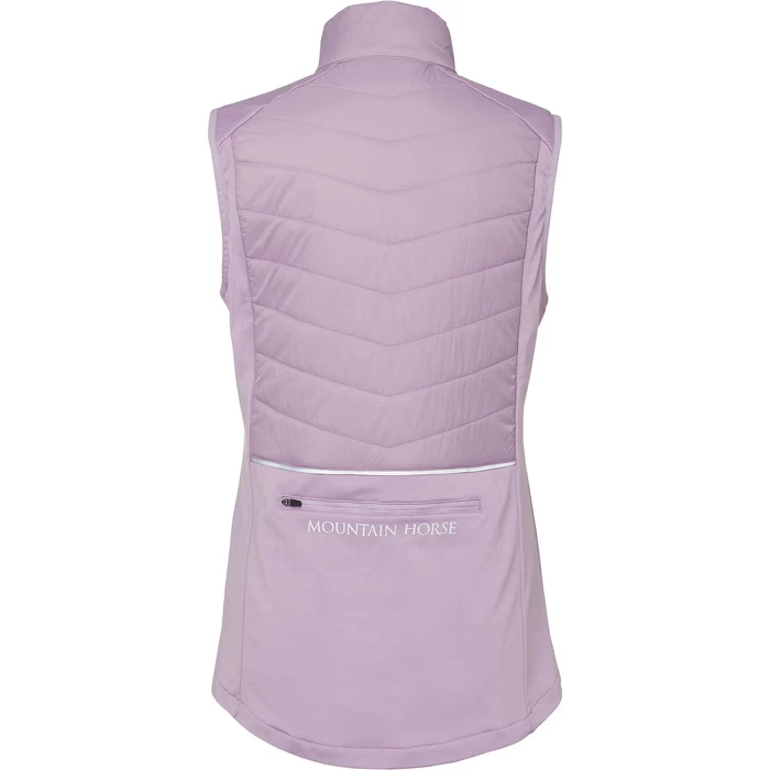 2023 Mountain Horse Womens Prime Hybrid Gilet 3423064 - Mauve Pink - Image 2