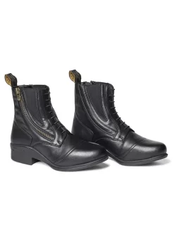Mountain Horse Veganza Side Zip Paddock Boots Black