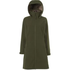 2022 Mountain Horse Womens Stella Softshell Parka 33250 - Green Colour Green