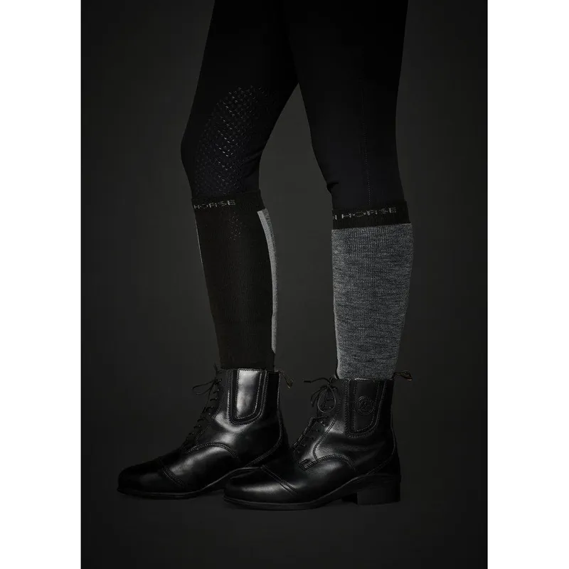 Mountain Horse Terry Merino Wool Socks Black - Image 2