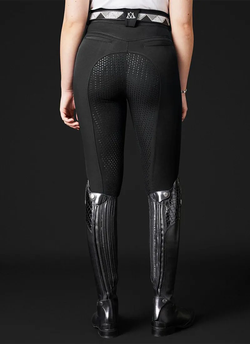 Mountain Horse Diana Silicone Full Seat Breeches Black - Image 4