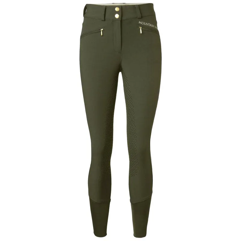 Mountain Horse Diana Silicone Full Seat Breeches Green