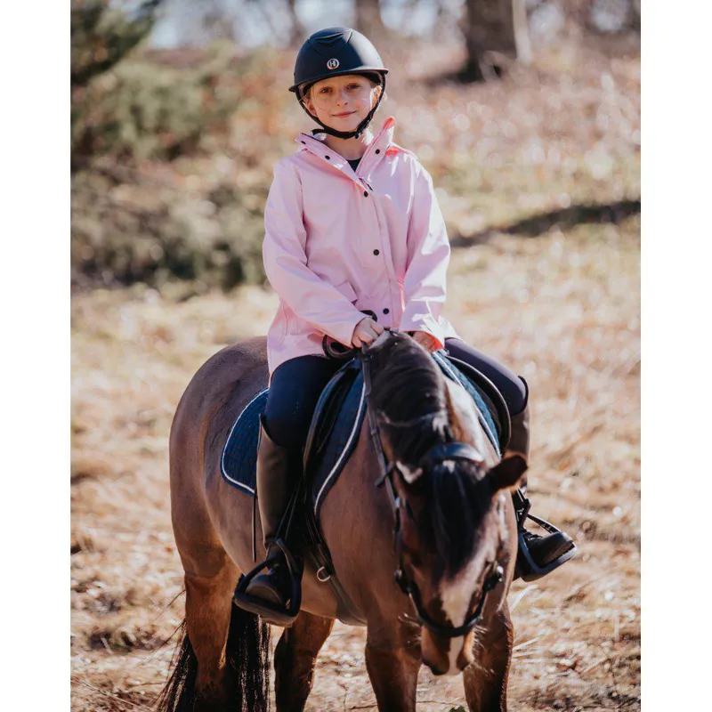Mountain Horse Drops Rain Coat Junior Mouve Pink - Image 3