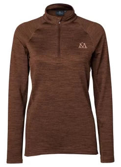 Mountain Horse Tate Fleece Top Brown